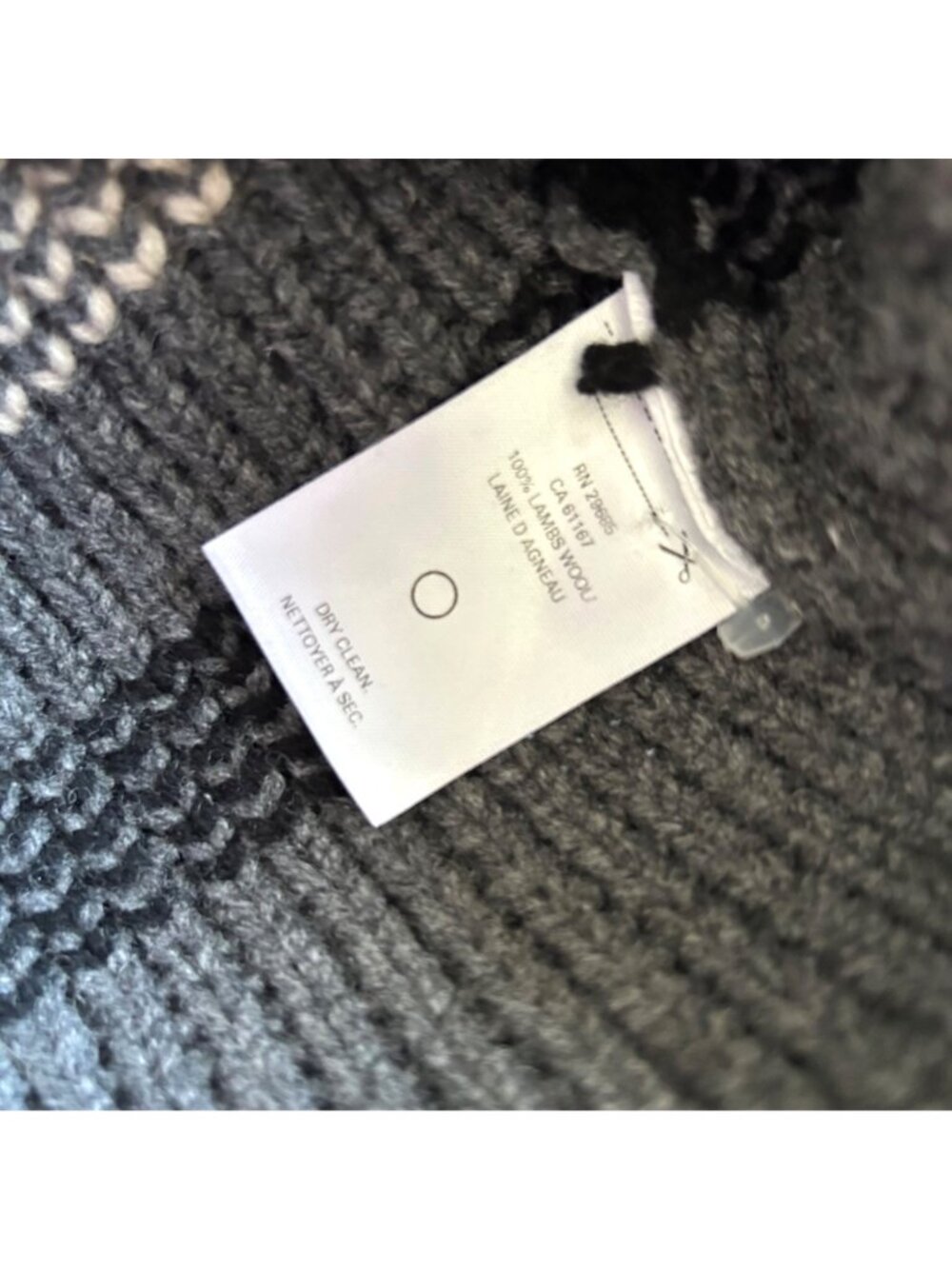 Pendleton Men's Sz XS Geometric Lambswool Zip Cardigan Sweater - Picture 5 of 9